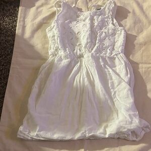 Old Navy White Eyelet Kids Dress